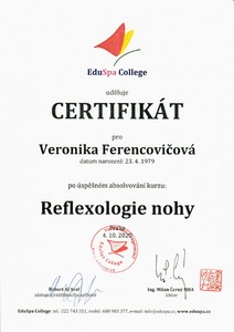 Reflexologie nohy